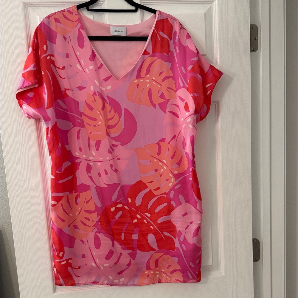 Adrienne Pink Fabric Detail
